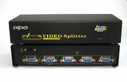 VGA Splitter 4 Port 600MHz